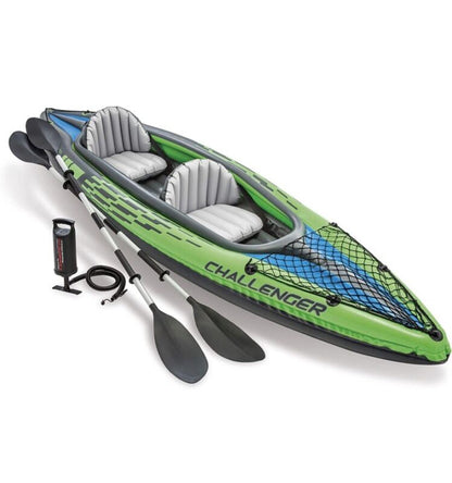 Durable 2-Seater Inflatable Kayak with Strong Pump