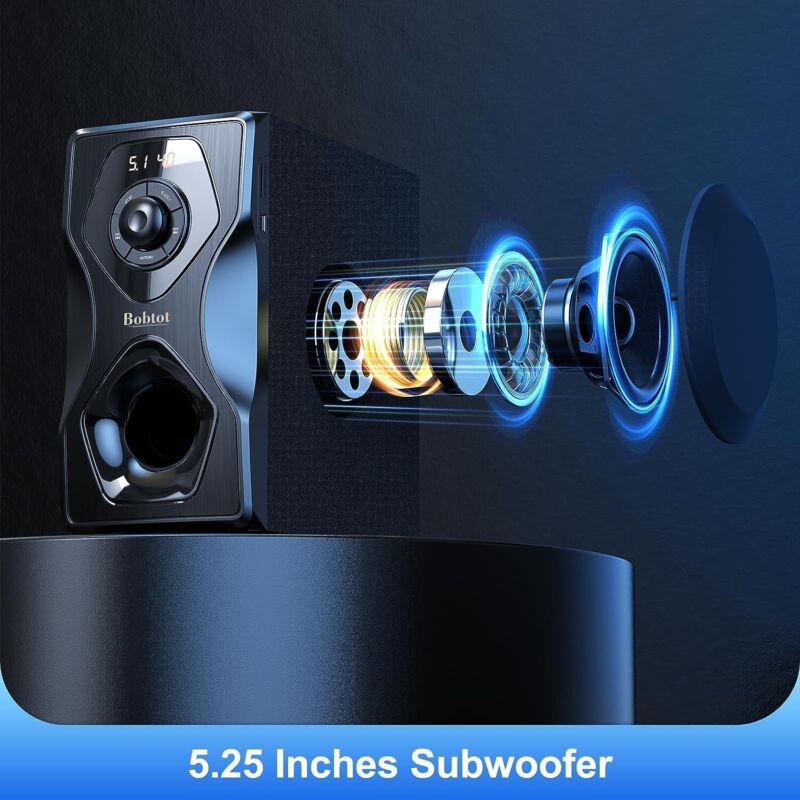 Powerful Home Theater System 700W Bluetooth Subwoofer
