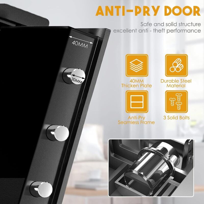 Secure Electronic Digital Lock Home Safe Box Keypad
