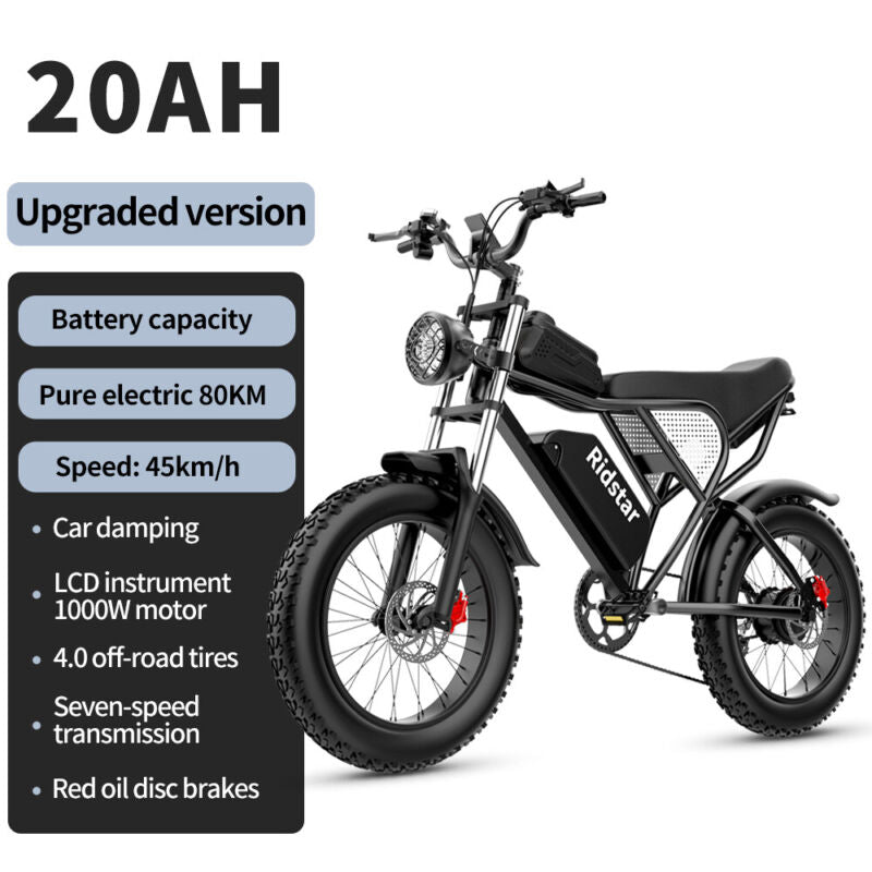 Powerful 20 Fat Tire Electric Mountain Bike