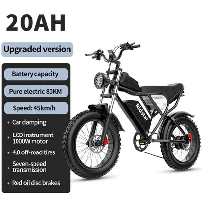 Powerful 20 Fat Tire Electric Mountain Bike