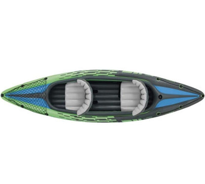 Durable 2-Seater Inflatable Kayak with Strong Pump