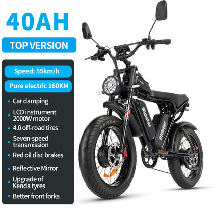 Powerful 20 Fat Tire Electric Mountain Bike