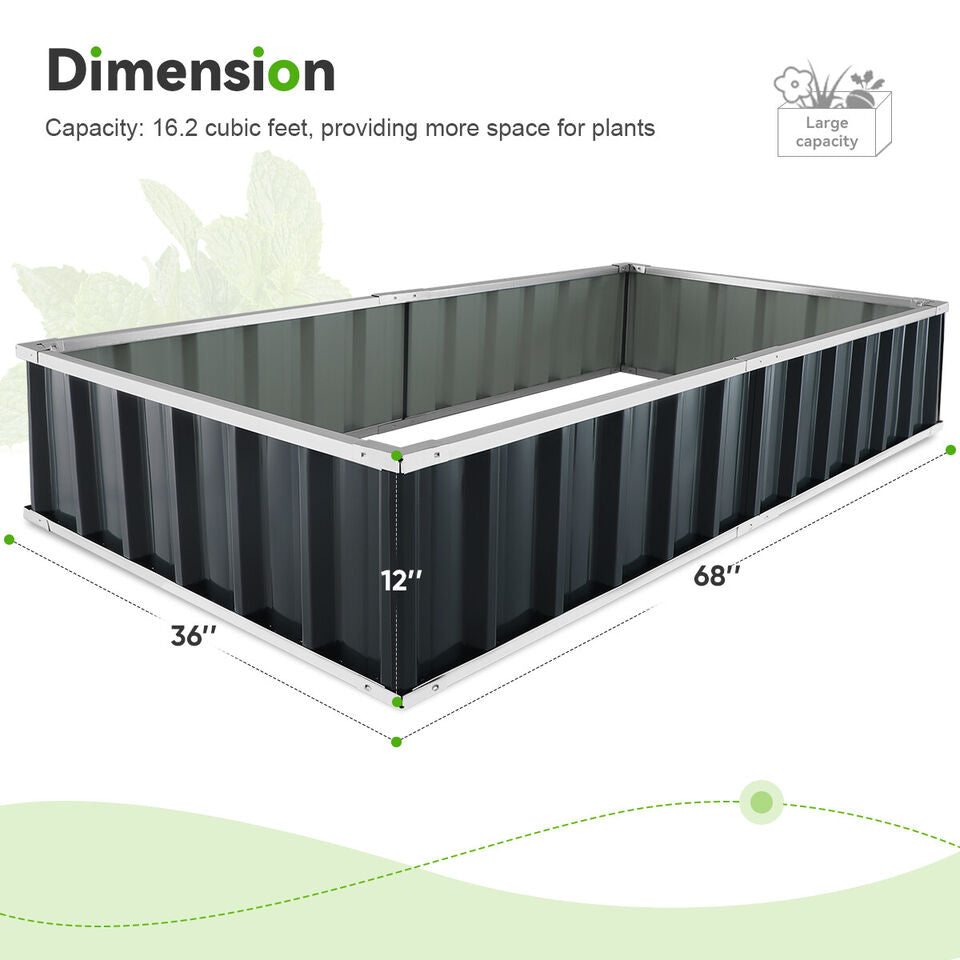 Easy Assembly Cedar Garden Planter Box