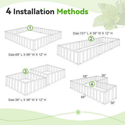 Easy Assembly Cedar Garden Planter Box