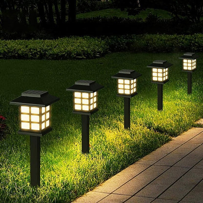 Bright Outdoor Solar Garden Path Lights 12 Pack - Halri