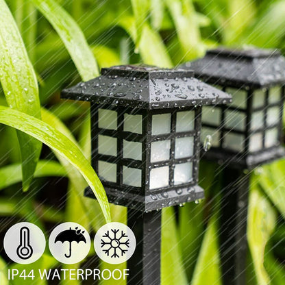 Bright Outdoor Solar Garden Path Lights 12 Pack