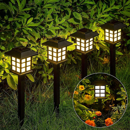 Bright Outdoor Solar Garden Path Lights 12 Pack