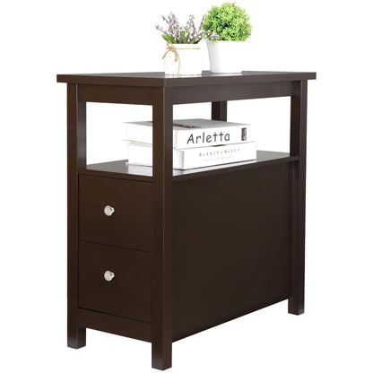 Space Saving Bedside Table with Storage