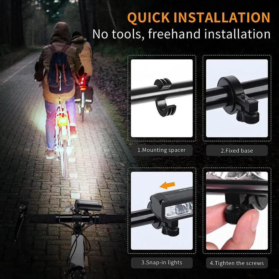 Ultra Powerful LED Bicycle Front Light