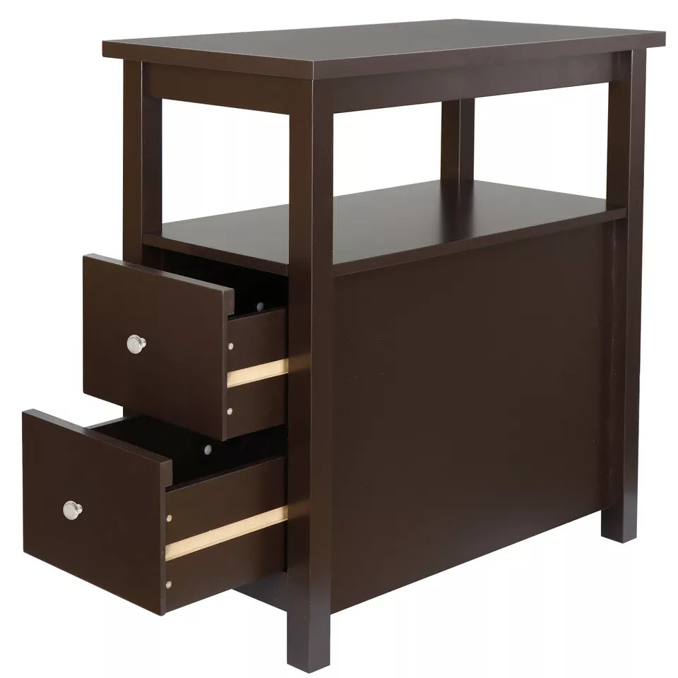 Space Saving Bedside Table with Storage
