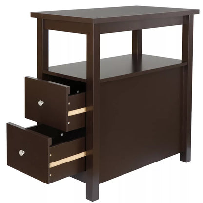 Space Saving Bedside Table with Storage