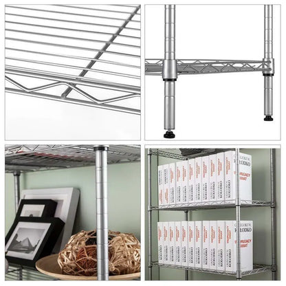 5 Level Sturdy Industrial Metal Storage Shelf