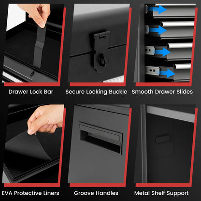 Portable Rolling Storage Toolbox