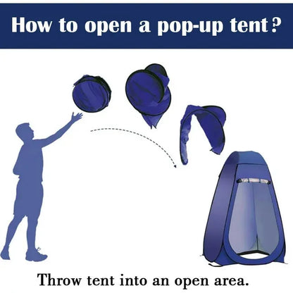 Easy Set Up Outdoor Shower Privacy Tent