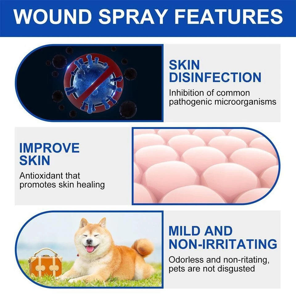 Fast Healing Dog Wound Care Spray