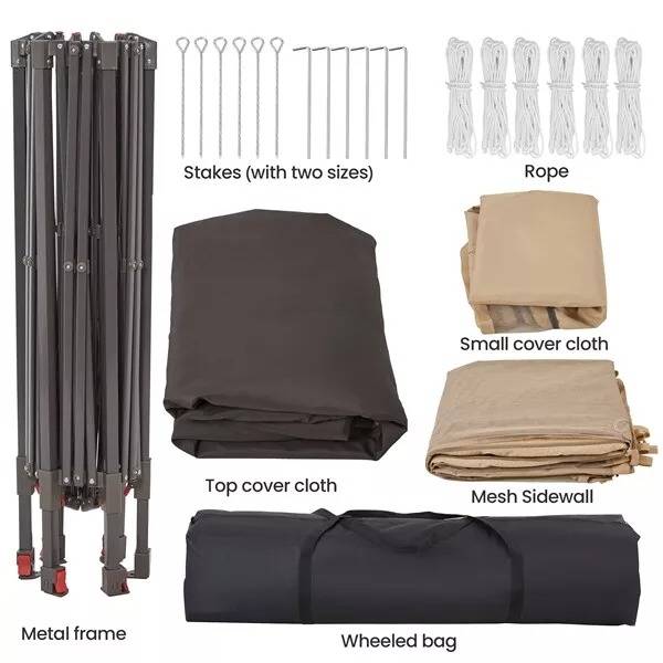 Large 3x13 Outdoor Gazebo Patio Canopy Cover
