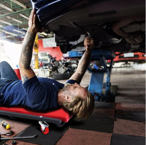 Portable Garage Mechanics Stool Chair