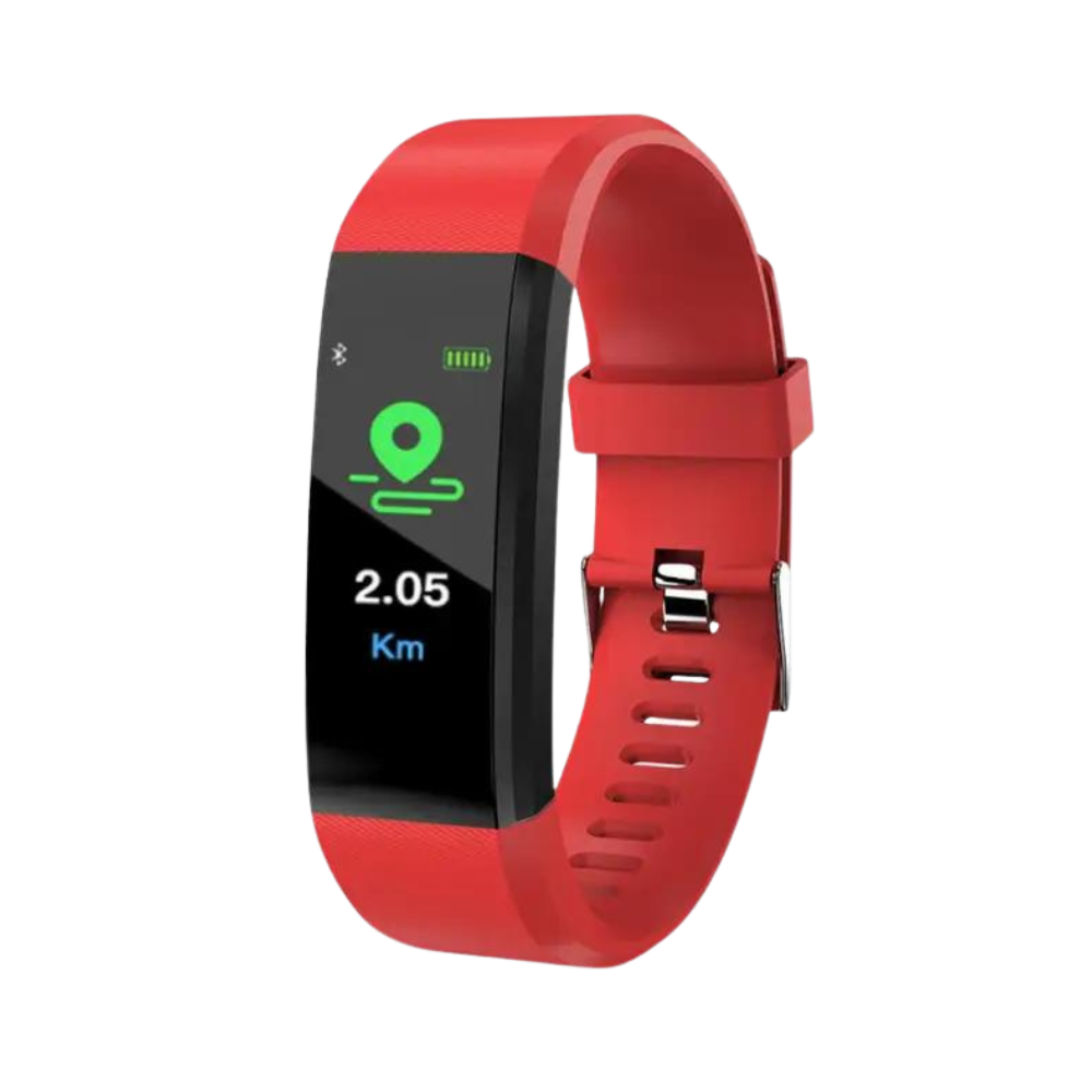 Elegante Fitness-Smartwatch für Senioren mit Herzfrequenzmesser 