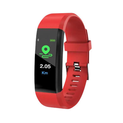 Elegante Fitness-Smartwatch für Senioren mit Herzfrequenzmesser 