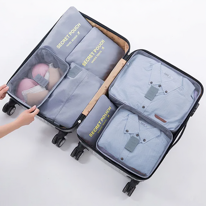 Spacious Travel Storage Bag Set with Extra Compartments - Halri