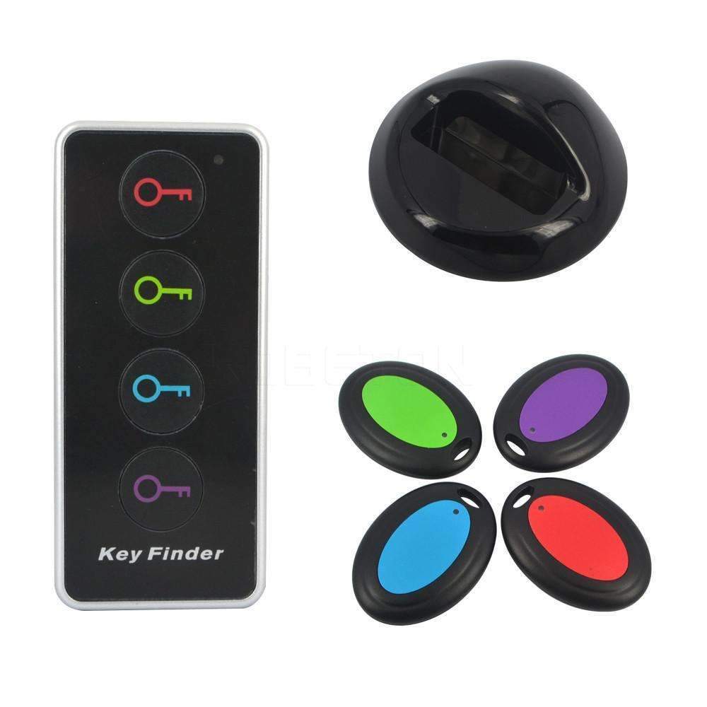 Wireless Key Finder with LED Light and 4 Receivers - Halri