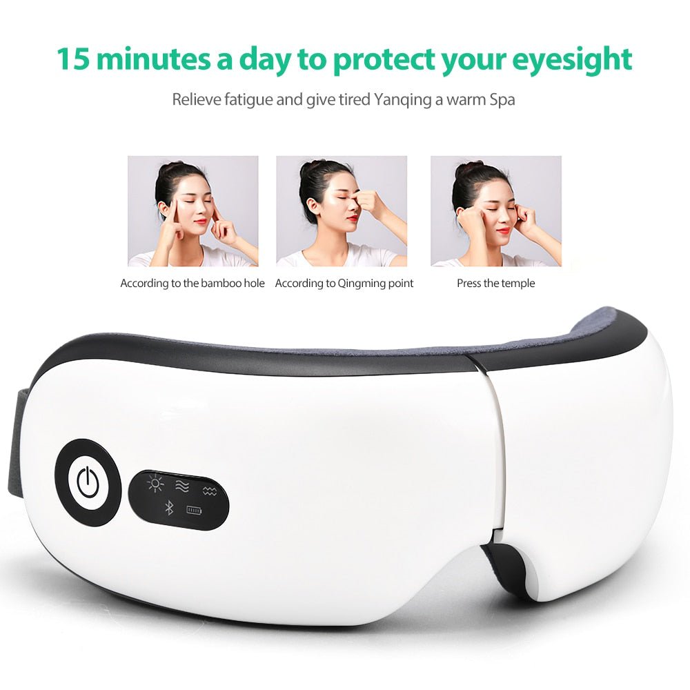 Relaxing Eye Massager for Tired Eyes and Headaches