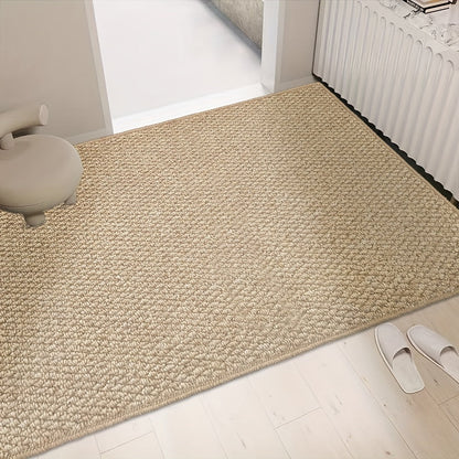 Soft Plush Entrance Mat - Washable Non Slip Door Rug