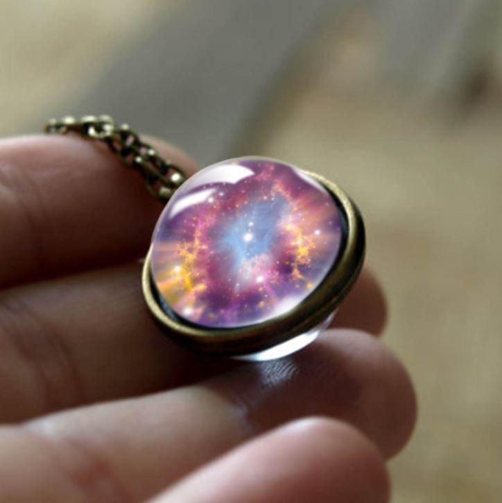 Halskette mit Anhänger „Kosmischer Stern“