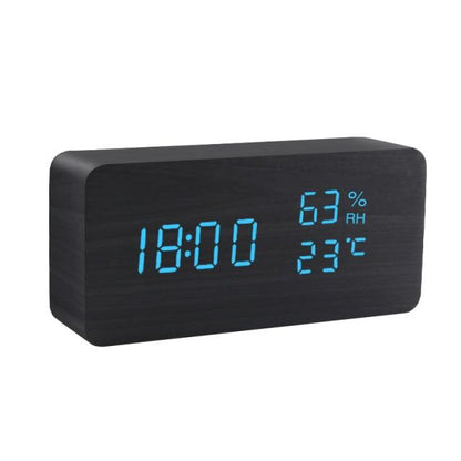 Eleganter digitaler LED-Wecker mit klarem Display