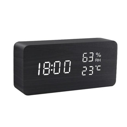 Eleganter digitaler LED-Wecker mit klarem Display