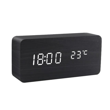 Eleganter digitaler LED-Wecker mit klarem Display