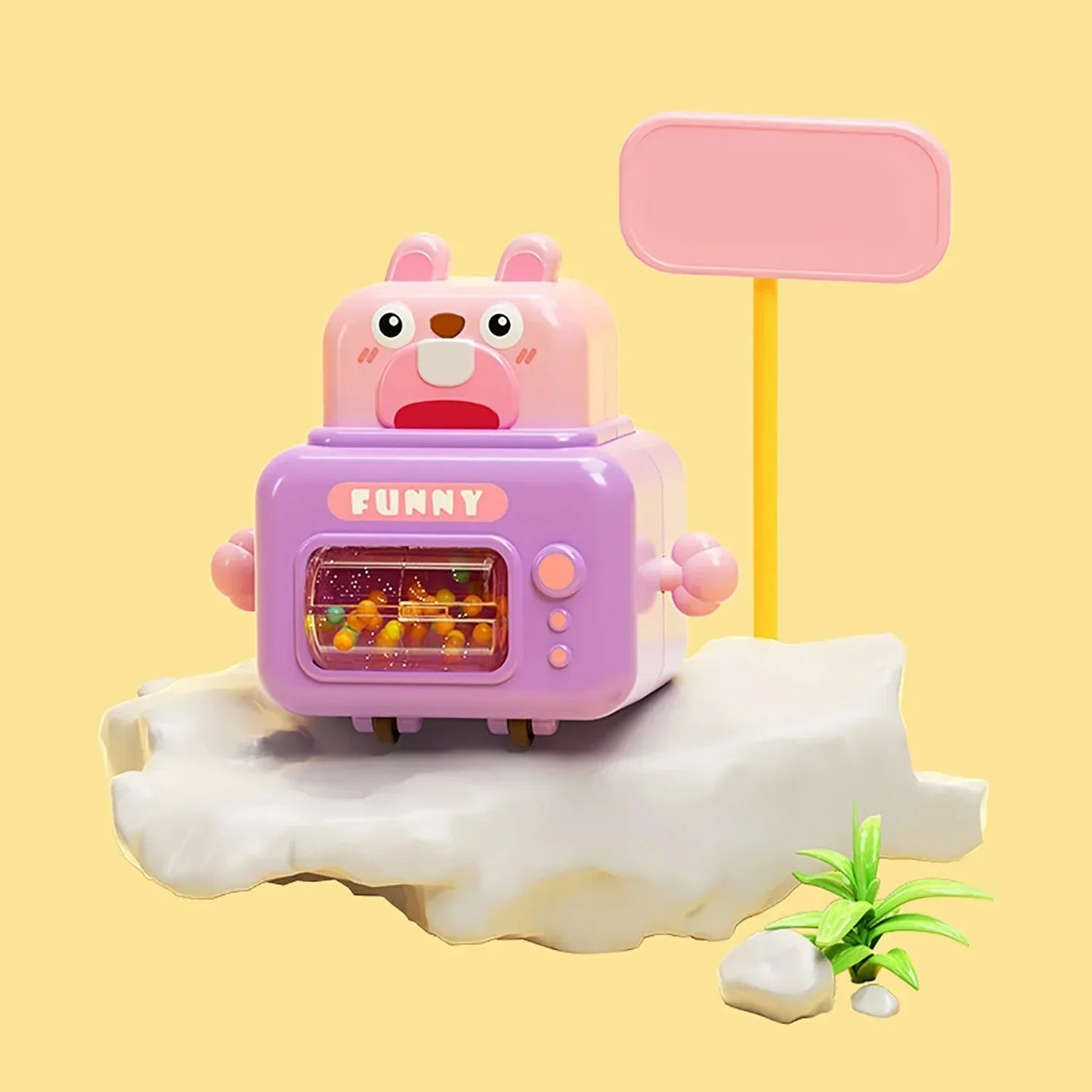 Lustiges Tierspielzeugauto