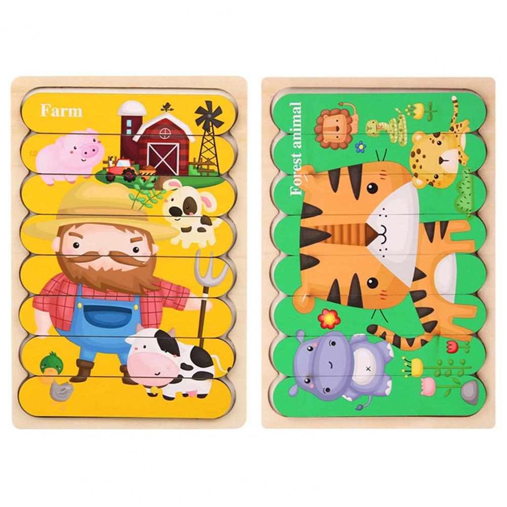 Lustiges Lernspielzeug: Tier-3D-Puzzle 