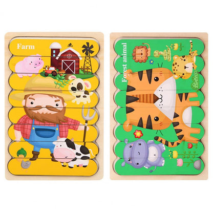 Lustiges Lernspielzeug: Tier-3D-Puzzle 