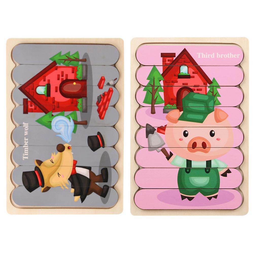 Lustiges Lernspielzeug: Tier-3D-Puzzle 