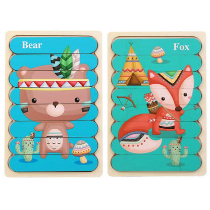 Lustiges Lernspielzeug: Tier-3D-Puzzle 