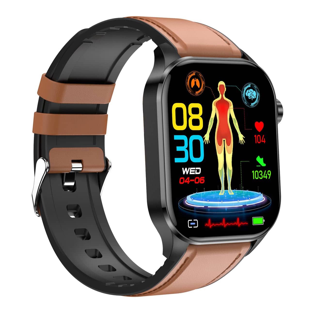 Advanced Fitness Tracker with ECG and BP Monitor