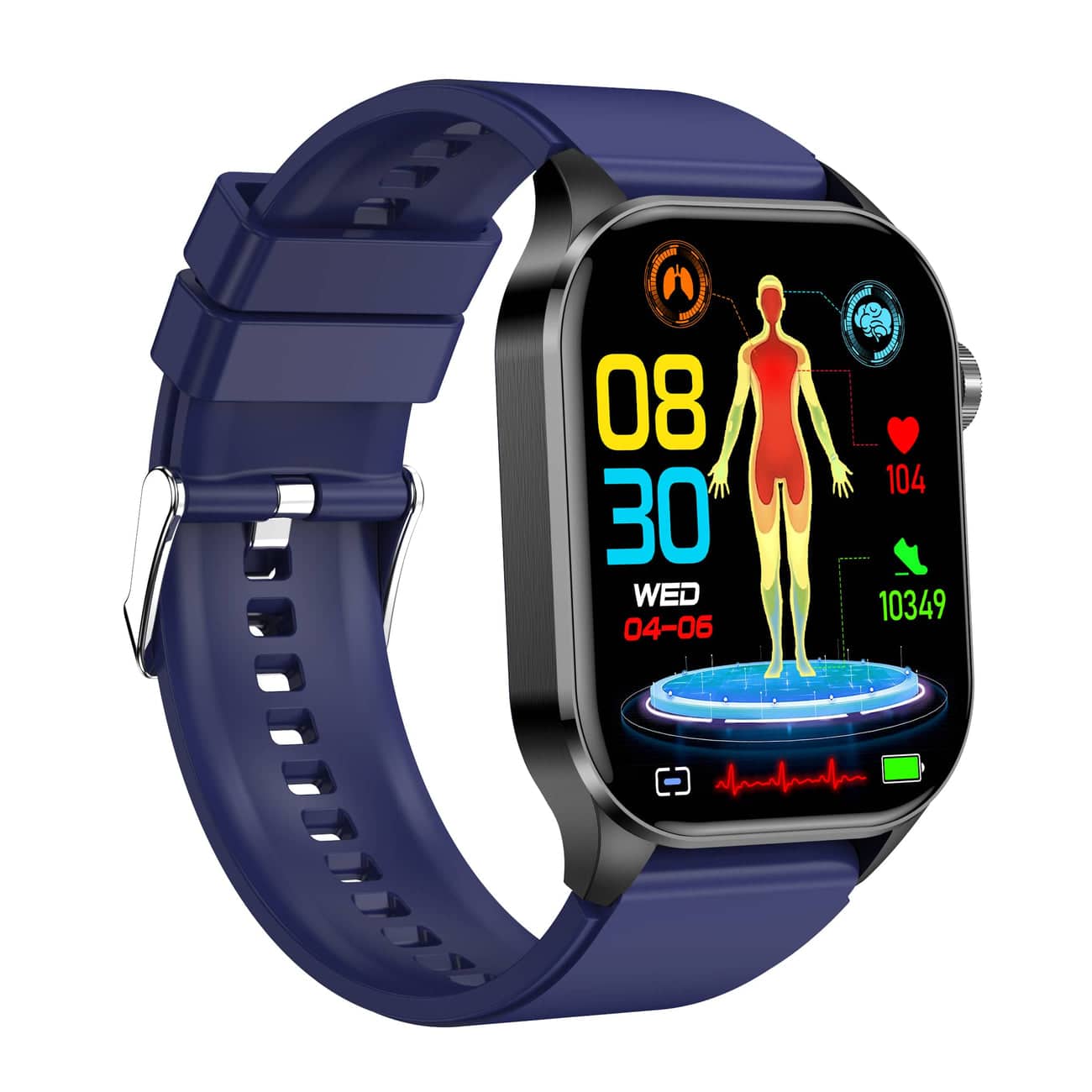 Advanced Fitness Tracker with ECG and BP Monitor
