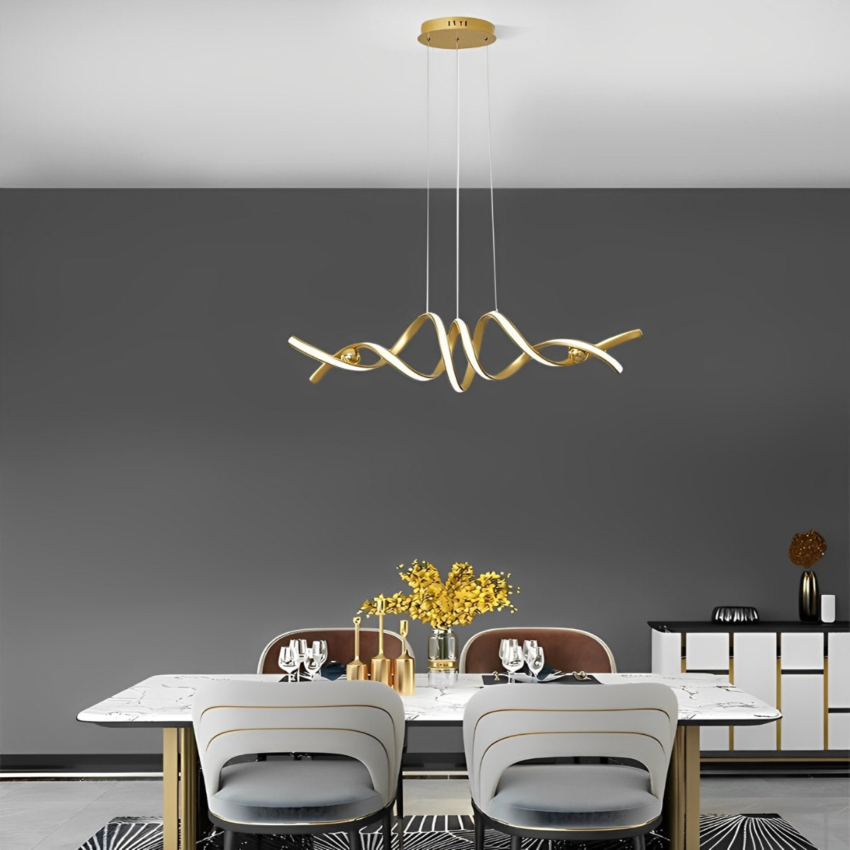 Simple Elegant LED Pendant Light Fixture
