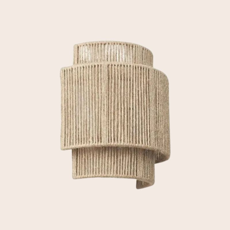 Natural Rattan Woven Wall Light - Halri
