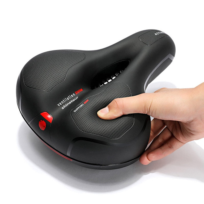 Comfort Bike Seat - Soft Cushion Cycling Saddle - Halri